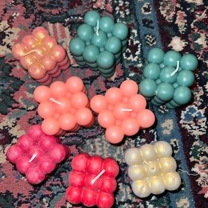 Assortment of Bubble Cube Candles